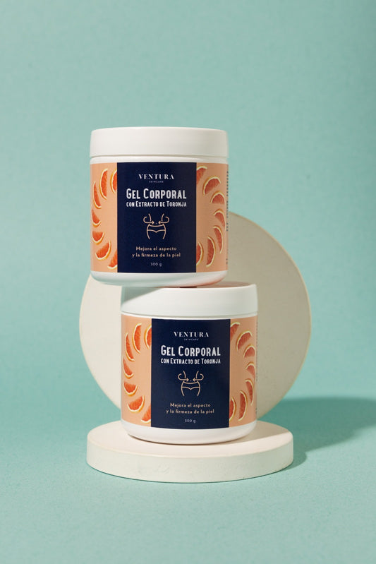 Gel corporal reductor con extracto de toronja