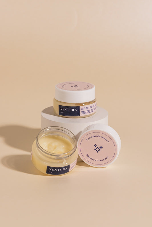 Crema facial aclaradora